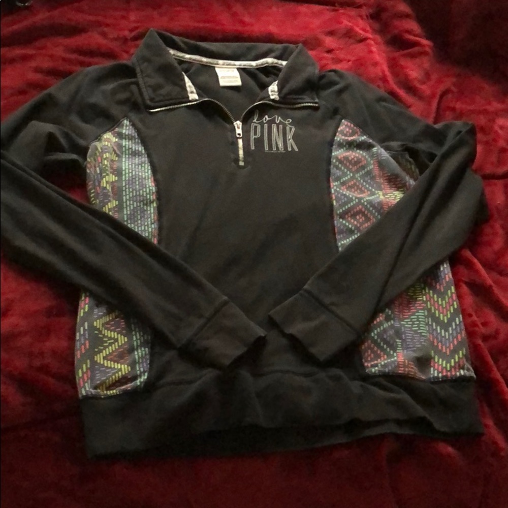 Pullover quarter zip jacket.